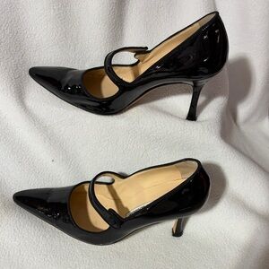 Manolo Blahnik Black Patent Leather Heels